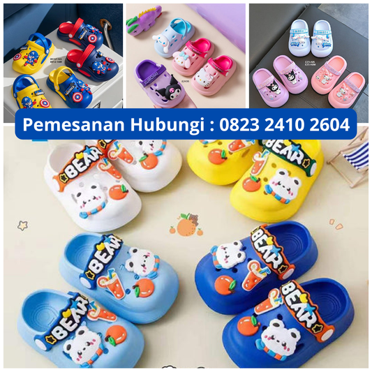 Termurah !! Supllier Sepatu Sandal Kuromi / Sanrio Hub. 0823 2410 2604