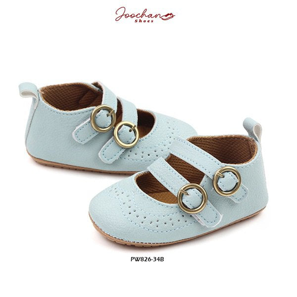 Sepatu Prewalker Bayi Perempuan 0-12 Bulan Gesper Style Kualitas Premium Import