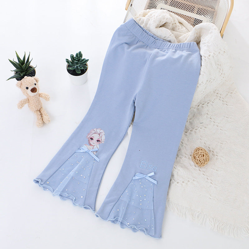 Legging Impor Tile Princess- legging cute-legging anak perempuan bahan premium