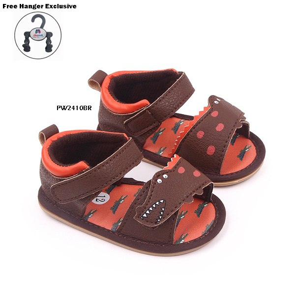 Sepatu Joochan PreWalker Bayi/Anak Cewek/Cowok/Unisex Motif Croco Brown Bahan Premium dan  Kualitas Impor