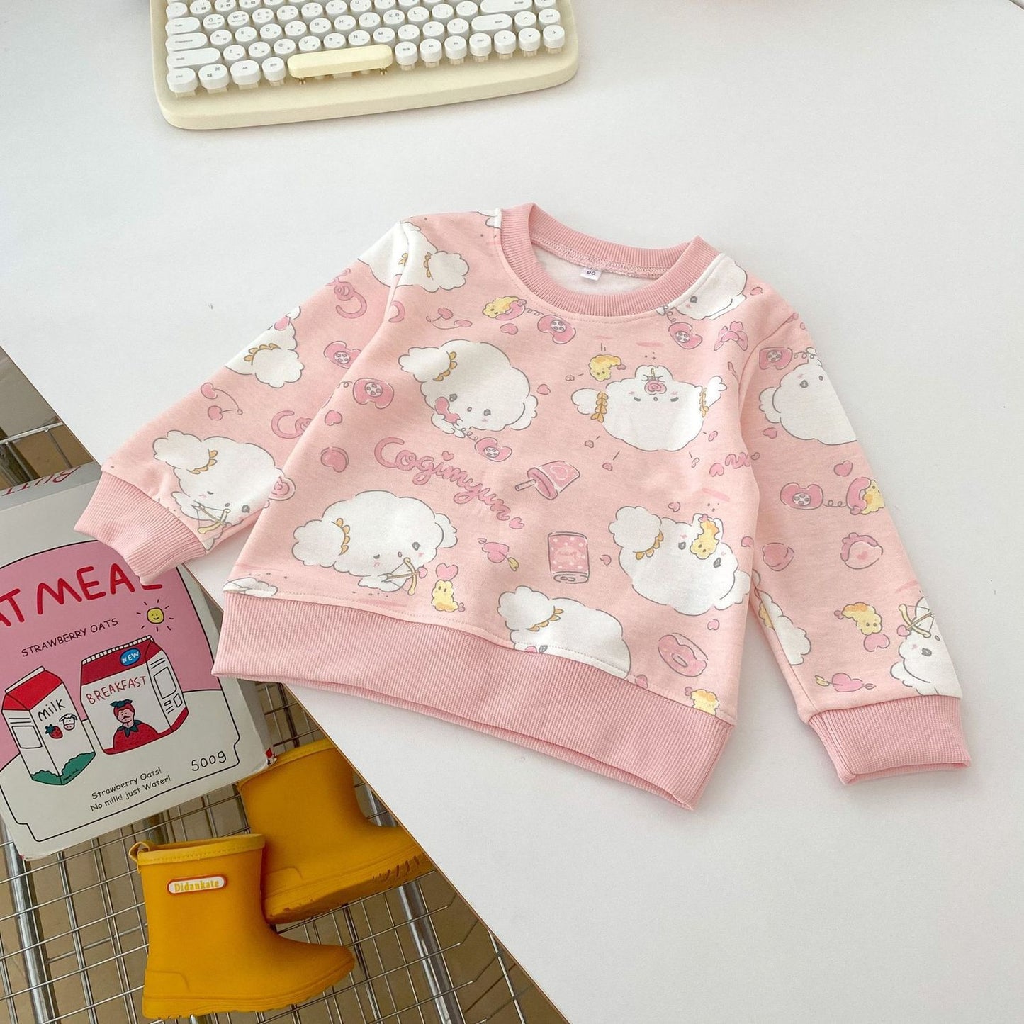 Sweater Anak Cewek/Perempuan Usia 1-6 Tahun Motif Kuromi Bahan Premium Impor