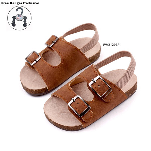 Sandal Bayi Prewalker Gesper Tali Belakang Bahan Karet cewek/perempuan usia 1-8 Bulan Bahan Premium Impor