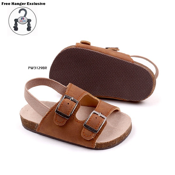 Sandal Bayi Prewalker Gesper Tali Belakang Bahan Karet cewek/perempuan usia 1-8 Bulan Bahan Premium Impor