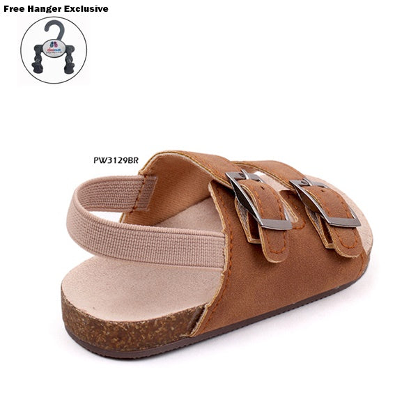 Sandal Bayi Prewalker Gesper Tali Belakang Bahan Karet cewek/perempuan usia 1-8 Bulan Bahan Premium Impor