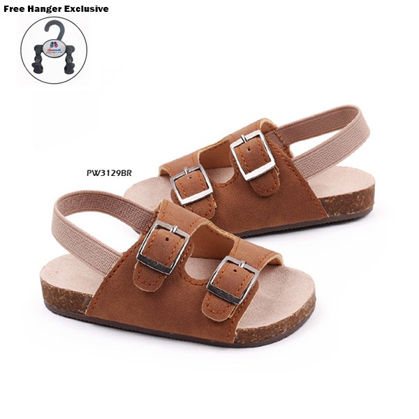 Sandal Bayi Prewalker Gesper Tali Belakang Bahan Karet cewek/perempuan usia 1-8 Bulan Bahan Premium Impor