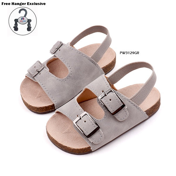 Sandal Bayi Prewalker Gesper Tali Belakang Bahan Karet cewek/perempuan usia 1-8 Bulan Bahan Premium Impor