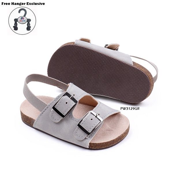 Sandal Bayi Prewalker Gesper Tali Belakang Bahan Karet cewek/perempuan usia 1-8 Bulan Bahan Premium Impor