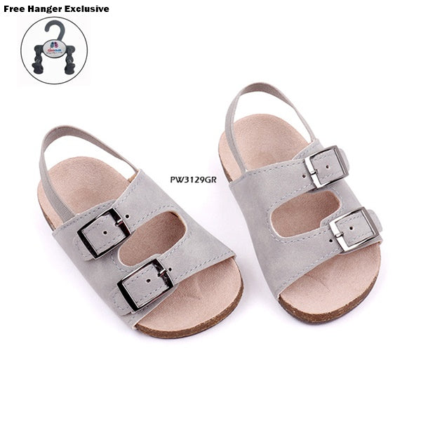 Sandal Bayi Prewalker Gesper Tali Belakang Bahan Karet cewek/perempuan usia 1-8 Bulan Bahan Premium Impor