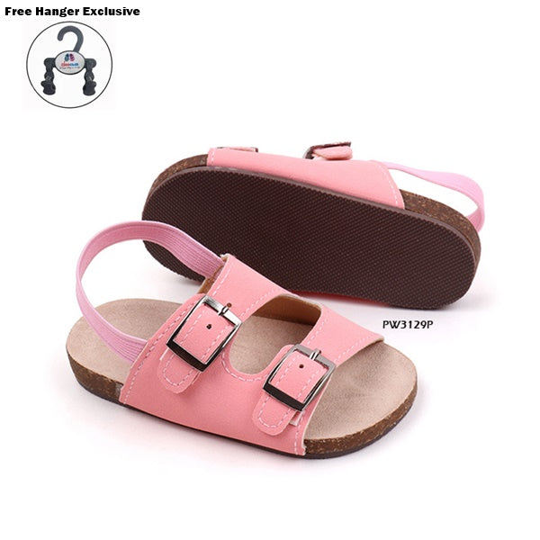 Sandal Bayi Prewalker Gesper Tali Belakang Bahan Karet cewek/perempuan usia 1-8 Bulan Bahan Premium Impor