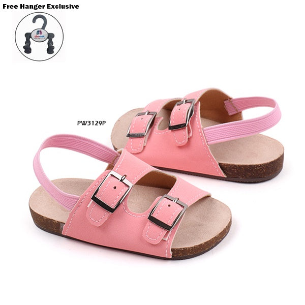 Sandal Bayi Prewalker Gesper Tali Belakang Bahan Karet cewek/perempuan usia 1-8 Bulan Bahan Premium Impor