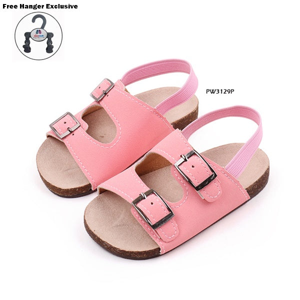 Sandal Bayi Prewalker Gesper Tali Belakang Bahan Karet cewek/perempuan usia 1-8 Bulan Bahan Premium Impor