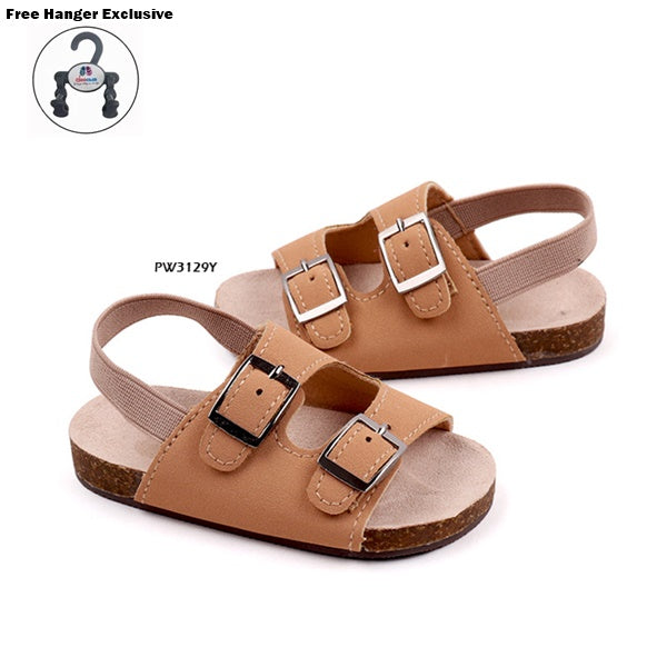 Sandal Bayi Prewalker Gesper Tali Belakang Bahan Karet cewek/perempuan usia 1-8 Bulan Bahan Premium Impor