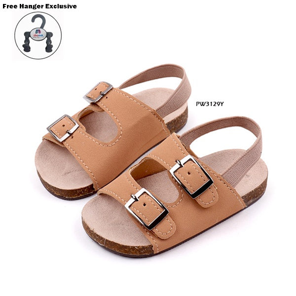 Sandal Bayi Prewalker Gesper Tali Belakang Bahan Karet cewek/perempuan usia 1-8 Bulan Bahan Premium Impor