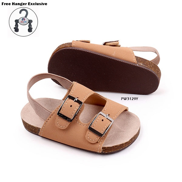 Sandal Bayi Prewalker Gesper Tali Belakang Bahan Karet cewek/perempuan usia 1-8 Bulan Bahan Premium Impor