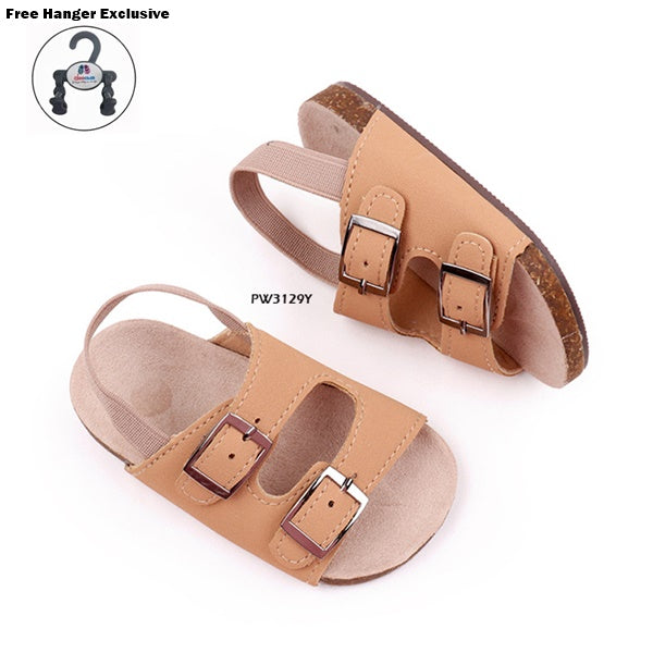 Sandal Bayi Prewalker Gesper Tali Belakang Bahan Karet cewek/perempuan usia 1-8 Bulan Bahan Premium Impor