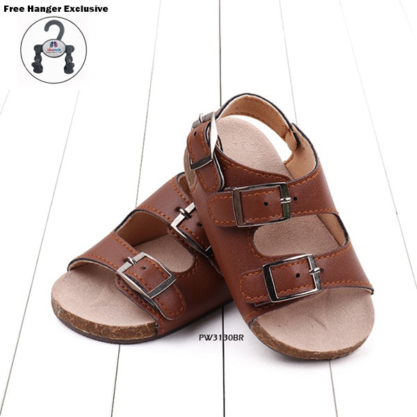 Sandal Bayi Prewalker Style Gesper Belakang cowok/laki usia 1-8 Bulan Bahan Premium Impor