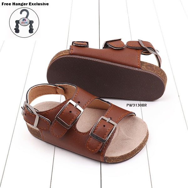 Sandal Bayi Prewalker Style Gesper Belakang cowok/laki usia 1-8 Bulan Bahan Premium Impor