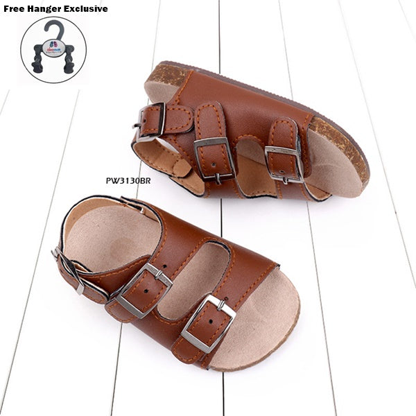 Sandal Bayi Prewalker Style Gesper Belakang cowok/laki usia 1-8 Bulan Bahan Premium Impor