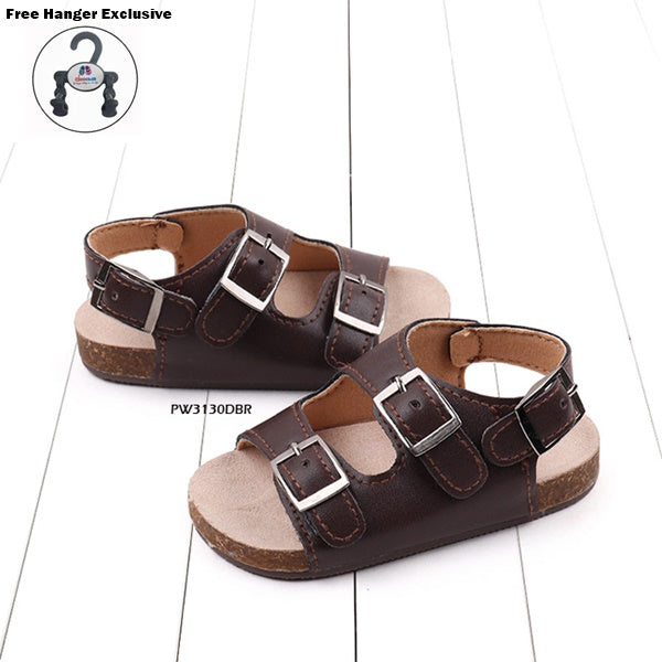 Sandal Bayi Prewalker Style Gesper Belakang cowok/laki usia 1-8 Bulan Bahan Premium Impor