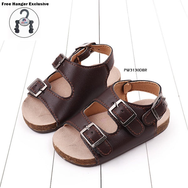 Sandal Bayi Prewalker Style Gesper Belakang cowok/laki usia 1-8 Bulan Bahan Premium Impor