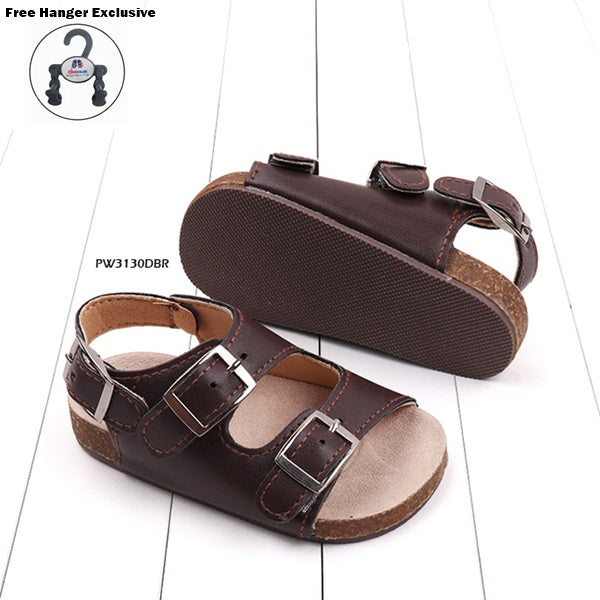 Sandal Bayi Prewalker Style Gesper Belakang cowok/laki usia 1-8 Bulan Bahan Premium Impor