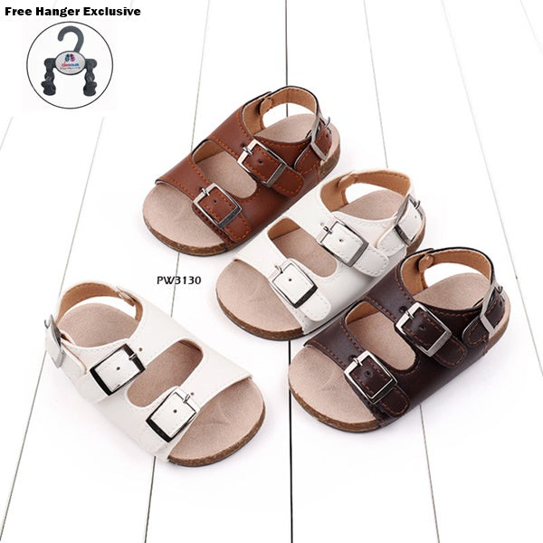 Sandal Bayi Prewalker Style Gesper Belakang cowok/laki usia 1-8 Bulan Bahan Premium Impor