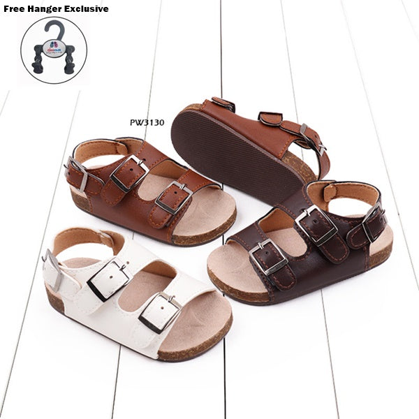 Sandal Bayi Prewalker Style Gesper Belakang cowok/laki usia 1-8 Bulan Bahan Premium Impor