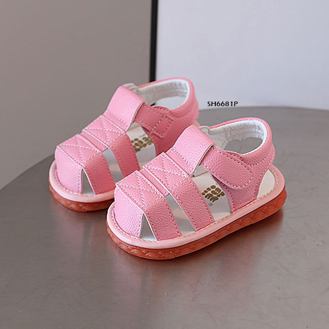 Sepatu Sandal Anak Cit-cit Warna Polos cowok/cewek usia 0-12 Bulan Bahan Premium Impor