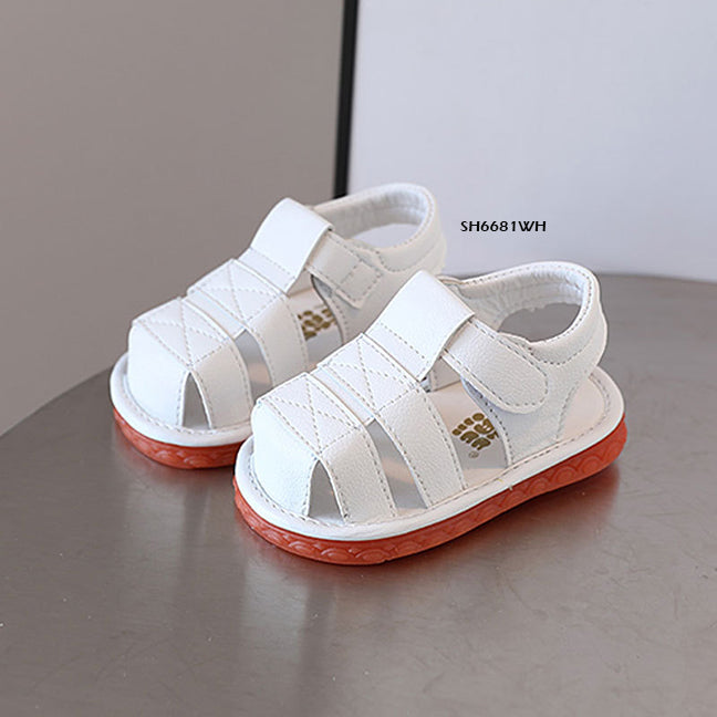 Sepatu Sandal Anak Cit-cit Warna Polos cowok/cewek usia 0-12 Bulan Bahan Premium Impor