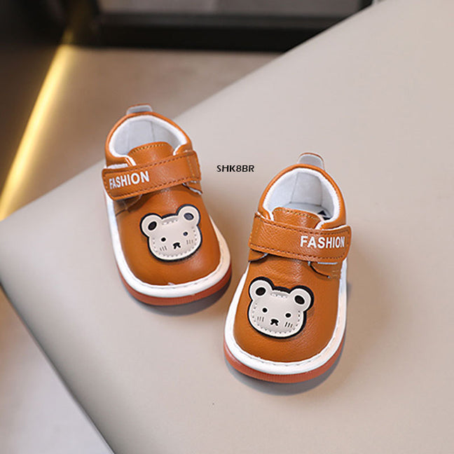 Sepatu Sandal Anak Cit-Cit Bear Head cowok/cewek usia 0-12 Bulan Bahan Premium Impor