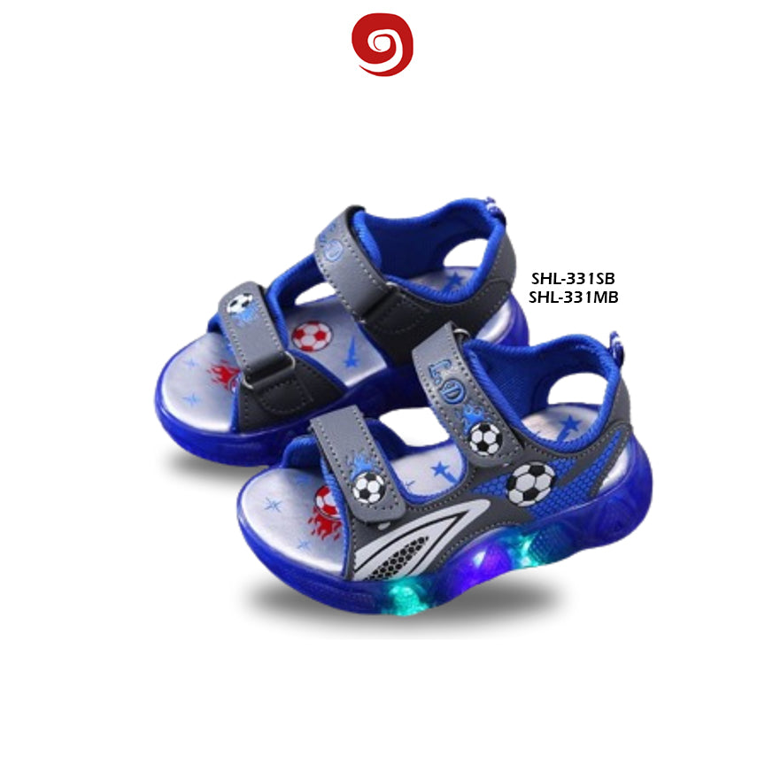 Sandal LED Bola Blue & Red