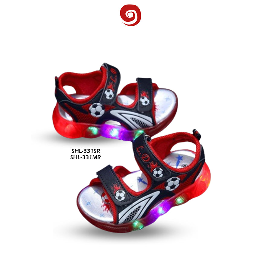 Sandal LED Bola Blue & Red