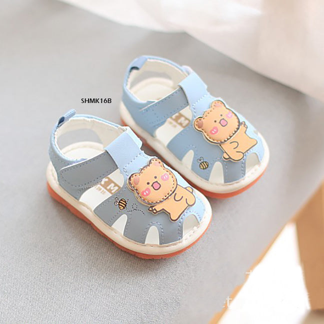 Sepatu Sandal Cit-Cit Bear Bayi cewek/perempuan usia 0-12 Bulan Bahan Premium Impor