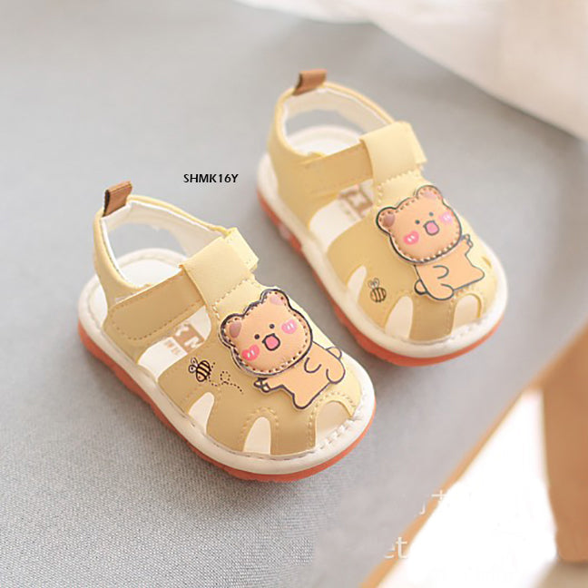 Sepatu Sandal Cit-Cit Bear Bayi cewek/perempuan usia 0-12 Bulan Bahan Premium Impor