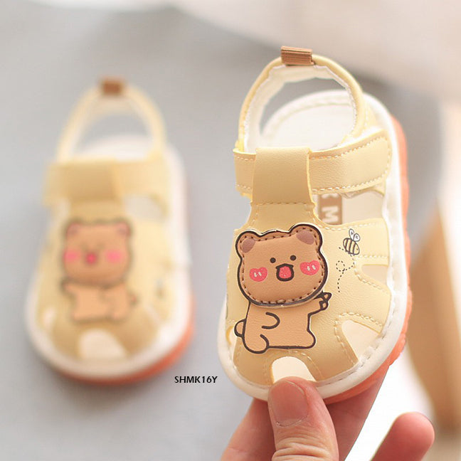 Sepatu Sandal Cit-Cit Bear Bayi cewek/perempuan usia 0-12 Bulan Bahan Premium Impor