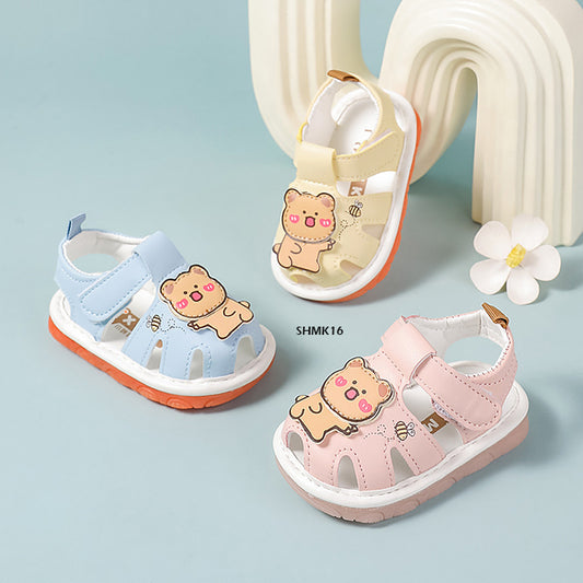 Sepatu Sandal Cit-Cit Bear Bayi cewek/perempuan usia 0-12 Bulan Bahan Premium Impor