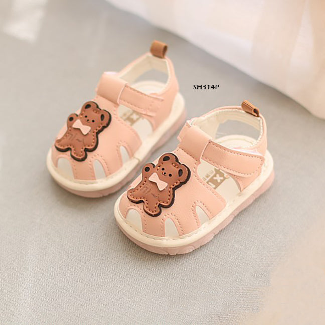 Sepatu Sandal Prewalker Cit-Cit Hello Bear Bayi Cewek/Cowok usia 0-12 Bulan Bahan Premium Impor