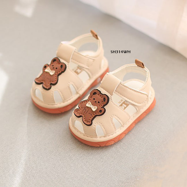 Sepatu Sandal Prewalker Cit-Cit Hello Bear Bayi Cewek/Cowok usia 0-12 Bulan Bahan Premium Impor