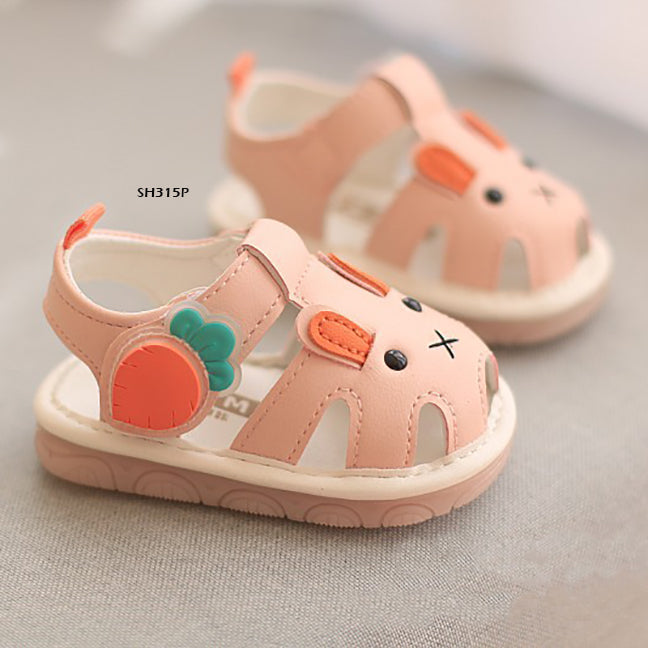 Sepatu Sandal Bayi Prewalker Cit-Cit Rabbit Carrot  cewek/perempuan usia 0-12 Bulan Bahan Premium Impor