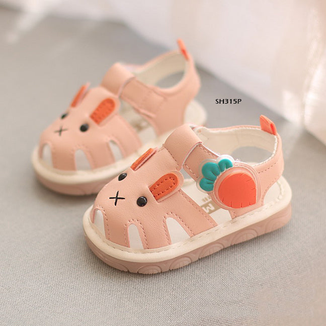 Sepatu Sandal Bayi Prewalker Cit-Cit Rabbit Carrot  cewek/perempuan usia 0-12 Bulan Bahan Premium Impor