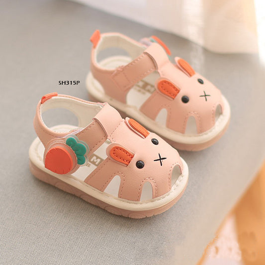 Sepatu Sandal Bayi Prewalker Cit-Cit Rabbit Carrot  cewek/perempuan usia 0-12 Bulan Bahan Premium Impor