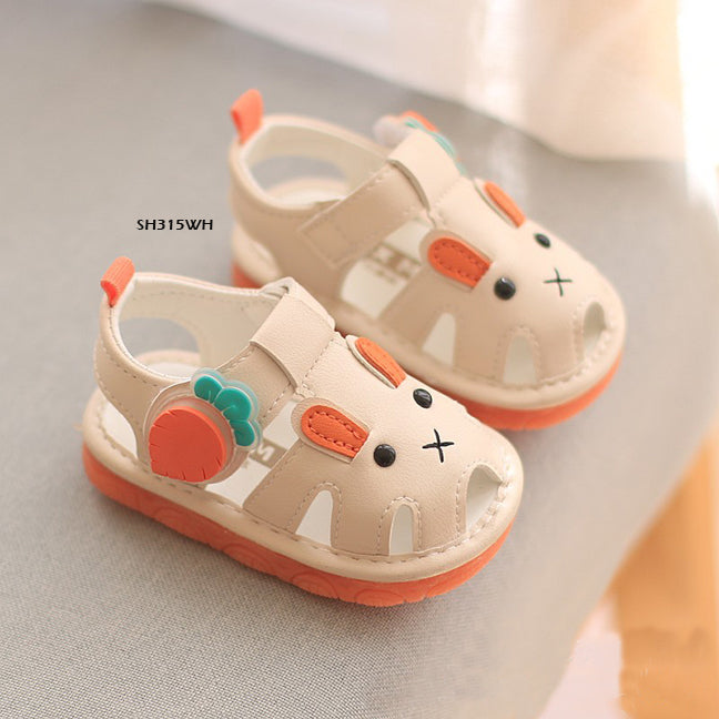 Sepatu Sandal Bayi Prewalker Cit-Cit Rabbit Carrot  cewek/perempuan usia 0-12 Bulan Bahan Premium Impor