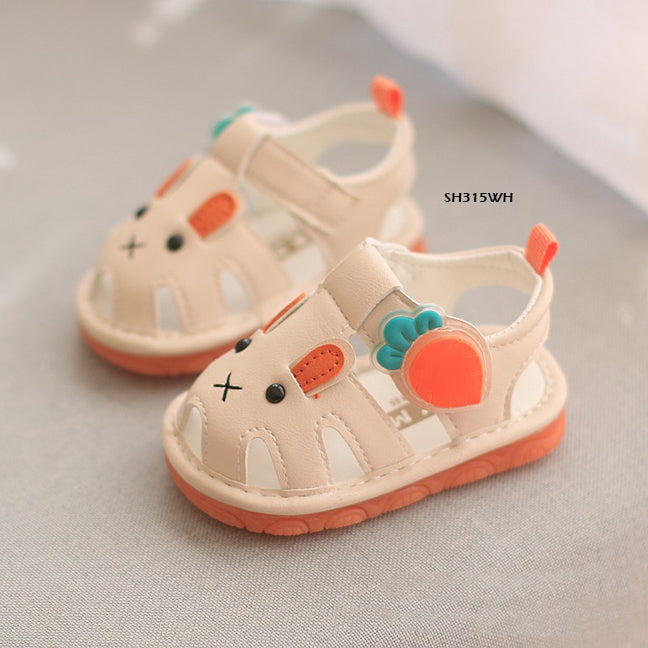 Sepatu Sandal Bayi Prewalker Cit-Cit Rabbit Carrot  cewek/perempuan usia 0-12 Bulan Bahan Premium Impor