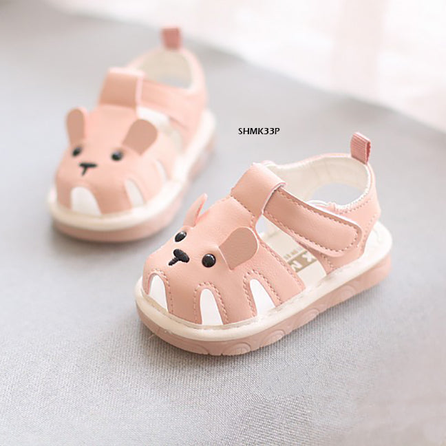 Sepatu Sandal Prewalker Bayi Cit-Cit Rabbit Polos cewek/perempuan usia 0-12 Bulan Bahan Premium Impor