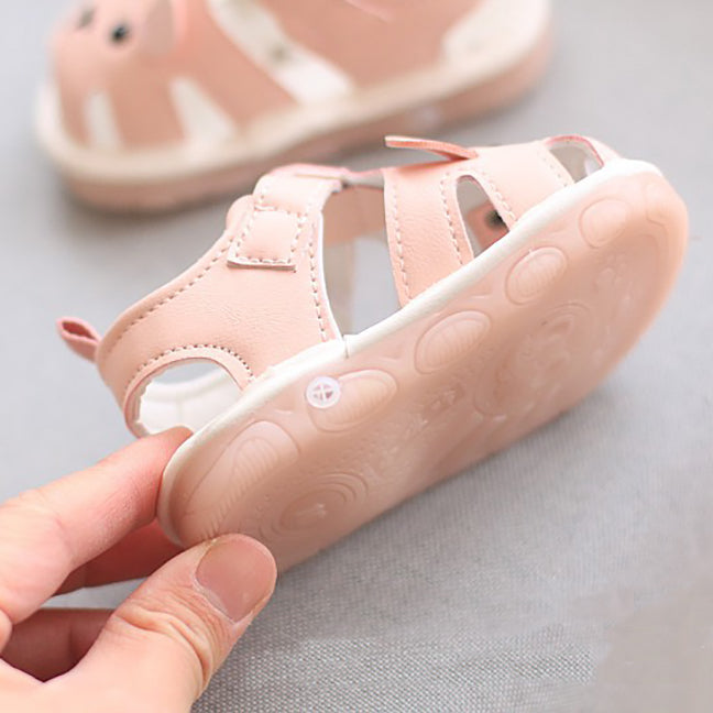 Sepatu Sandal Prewalker Bayi Cit-Cit Rabbit Polos cewek/perempuan usia 0-12 Bulan Bahan Premium Impor