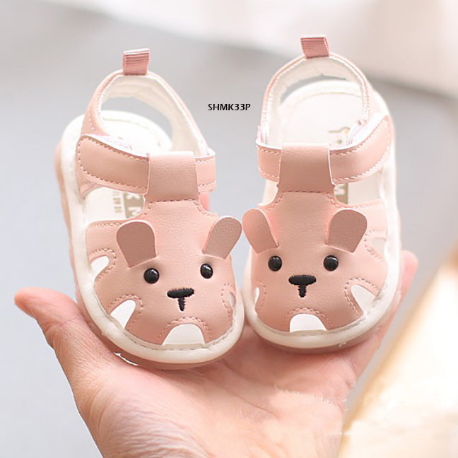 Sepatu Sandal Prewalker Bayi Cit-Cit Rabbit Polos cewek/perempuan usia 0-12 Bulan Bahan Premium Impor