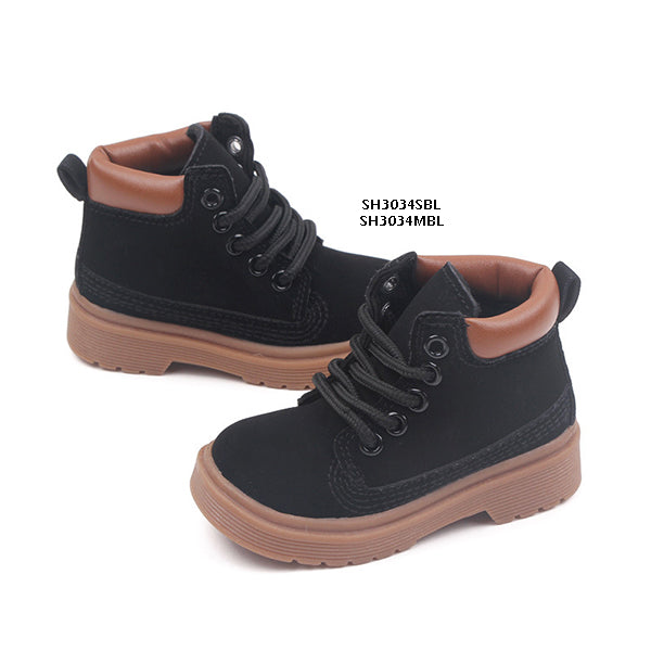 Sepatu Sekolah Anak Docmart Cold Press cowok/laki usia 1-5 Tahun Bahan Premium Impor