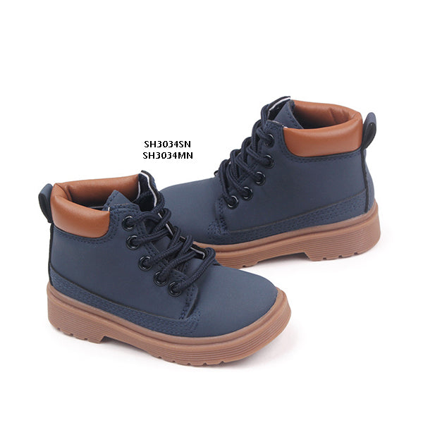 Sepatu Sekolah Anak Docmart Cold Press cowok/laki usia 1-5 Tahun Bahan Premium Impor