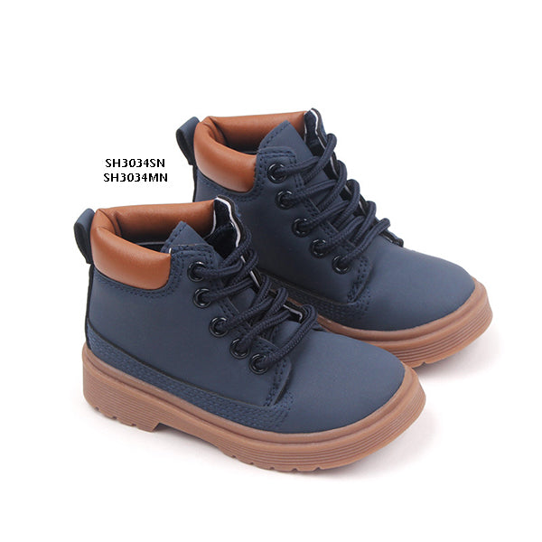 Sepatu Sekolah Anak Docmart Cold Press cowok/laki usia 1-5 Tahun Bahan Premium Impor