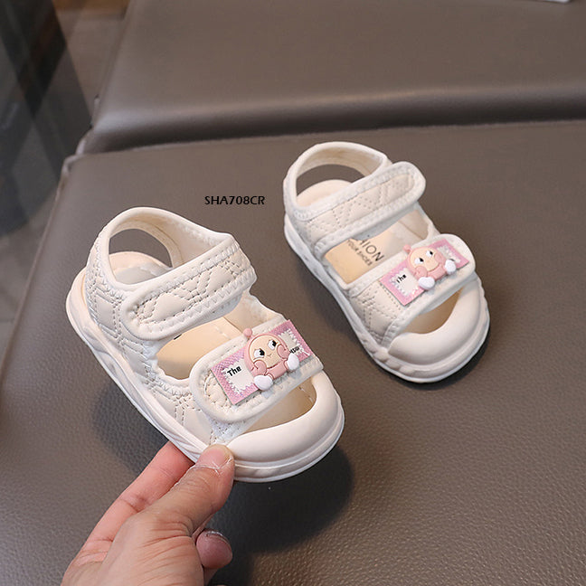 Sepatu Sandal Anak Kartun  cewek/perempuan usia 0-12 Bulan Bahan Premium Impor